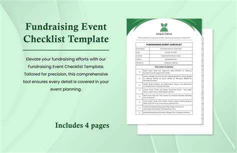 Fundraiser Event Planning Template