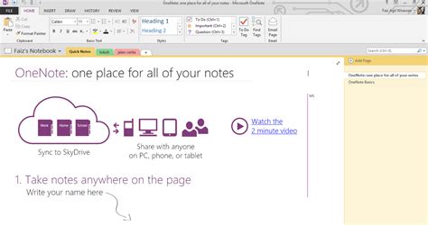 Fungsi Dari Microsoft One Note