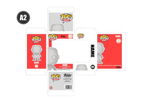 Funko Pop Custom Box Template