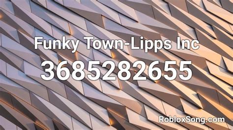 Funky Town-Lipps Inc Roblox ID - Roblox music codes