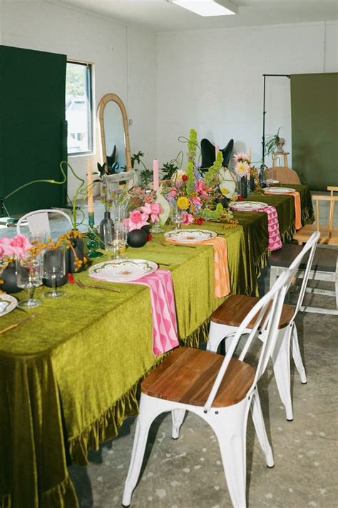 Funky Wedding Readings Table
