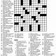 Funny Crossword Puzzles Printable