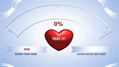 Love Tester Crush Test Quiz App for iPhone Free Download Love
