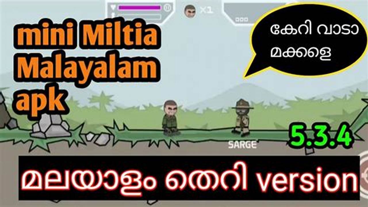 Mini Militia Malayalam Apk Download The truth is that the first time