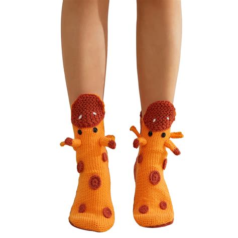 Get ready to giggle with our Funny Animal Knit Socks!