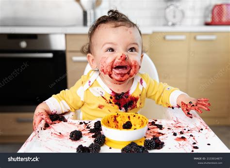Funny Baby Eating Pic