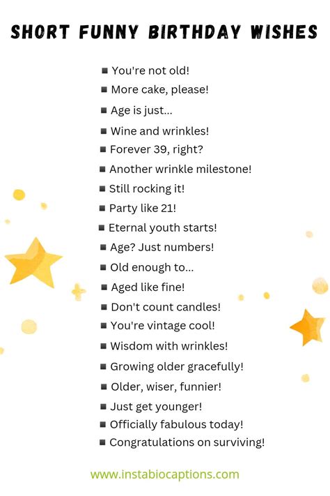 Funny Birthday Quotes One Line