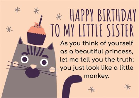 Funny Birthday Wishes Quotes For Sister