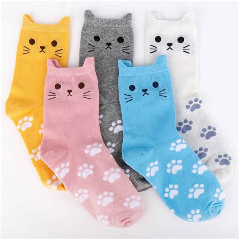Funny Cat Socks