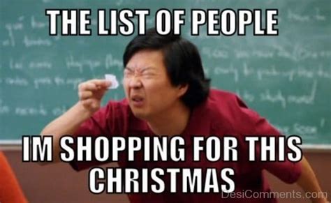 Funny Christmas List Meme