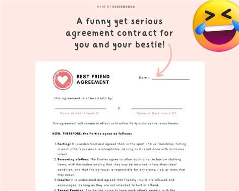 Funny Contracts For Friends