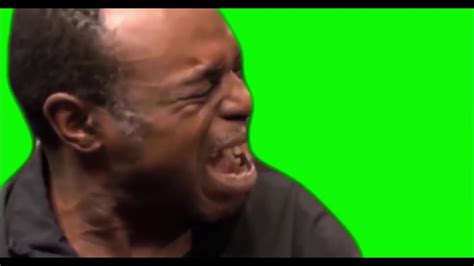 Funny Guy Crying Green Screen
