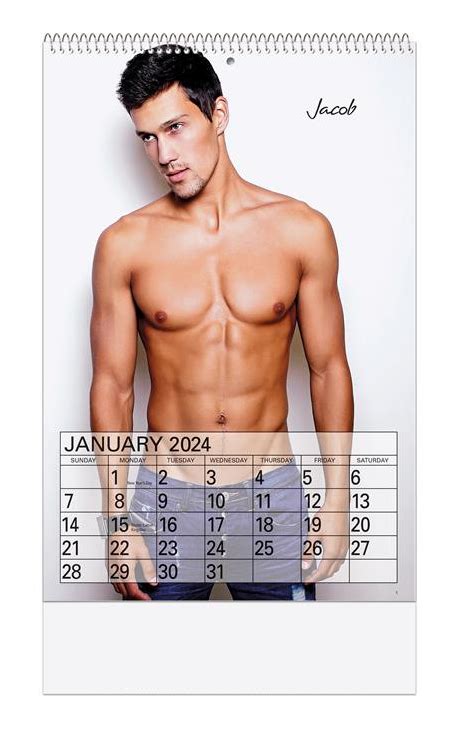 Funny Male Calendar Poses