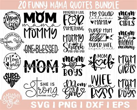 Download Funny Mom SVG Bundle, Mom Life Svg... Easy Edite