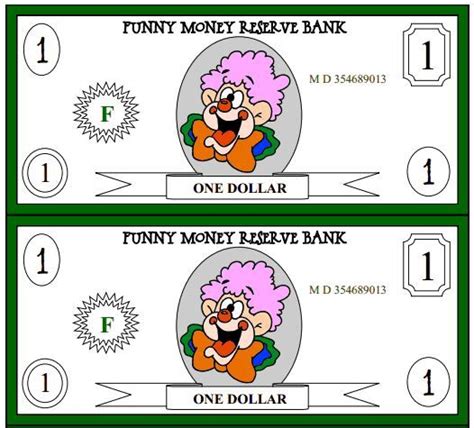 Funny Money Printable