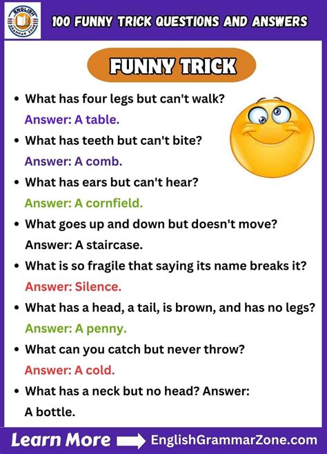 Funny Riddles With Answers