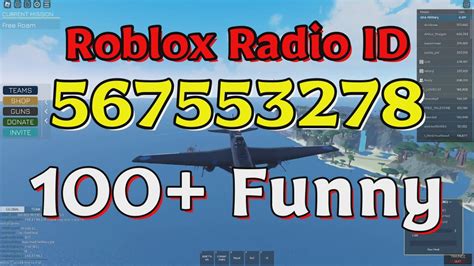 Funny Roblox Radio Codes TJXM7U