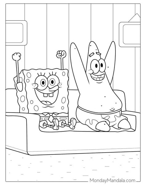 Funny Spongebob Coloring Pages