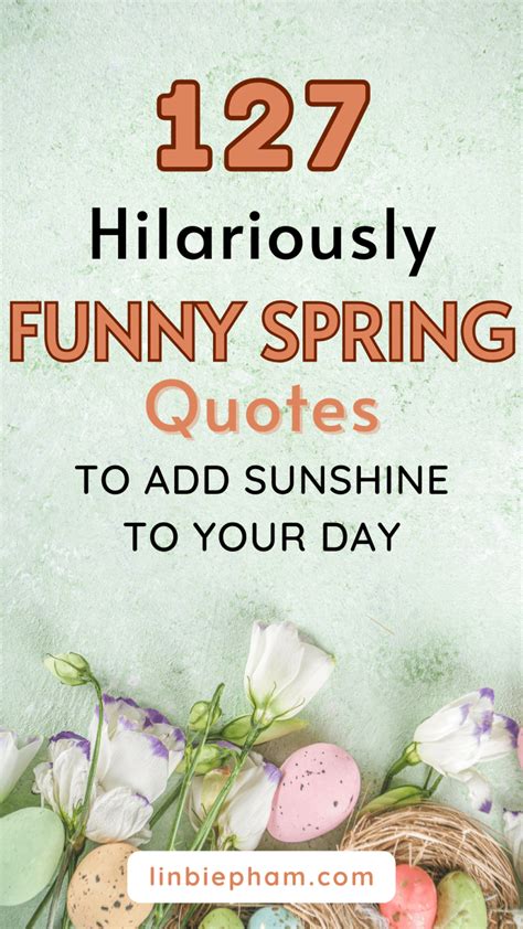 Funny Spring Quotes