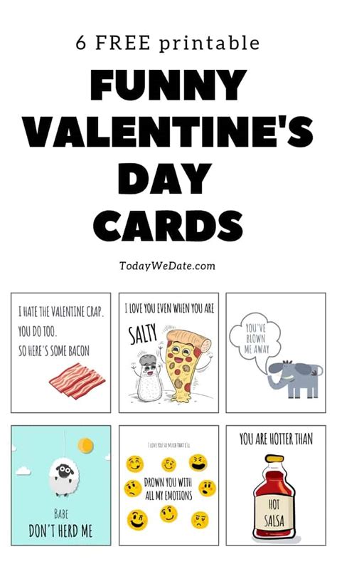 Funny Valentines Cards Printable