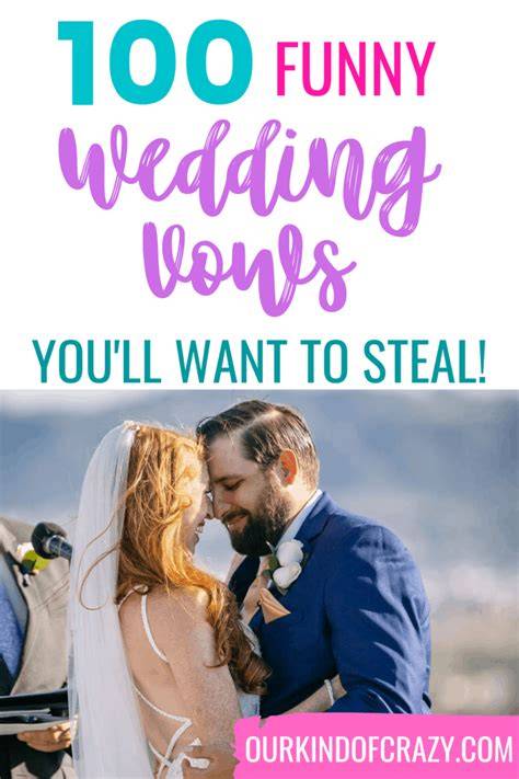 Funny Wedding Vows