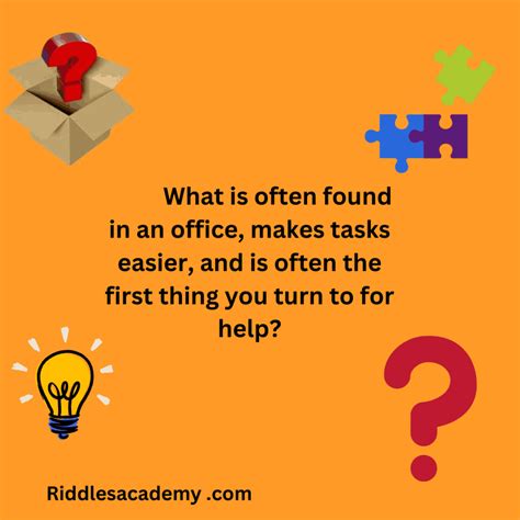 Funny Work Riddles With Answers