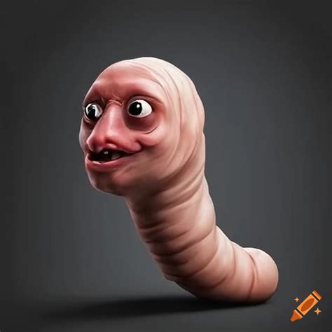 Funny Worm Face Meme
