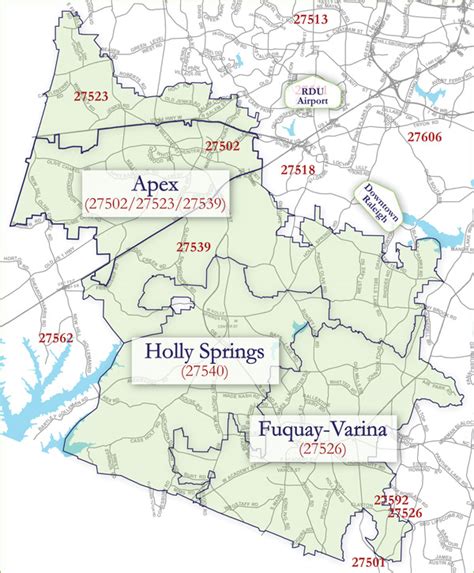 Fuquay Varina Zip Code Map Draw A Topographic Map