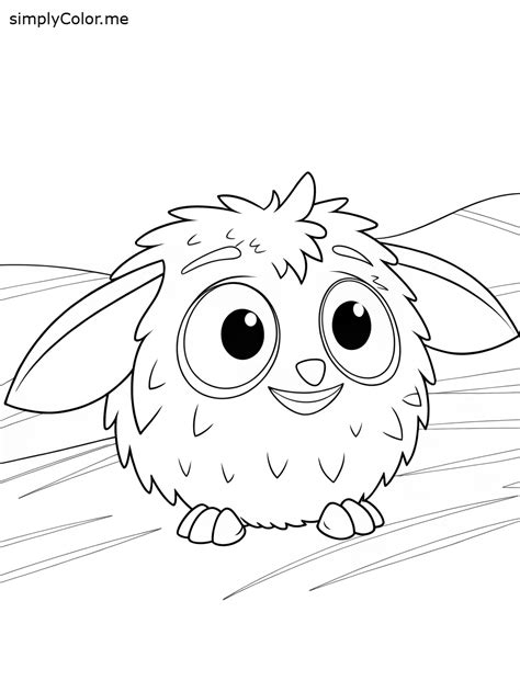 Furblet Coloring Page Sheet