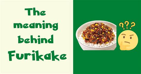 Furikake Meaning Definition
