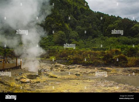 Furnas geothermal activity