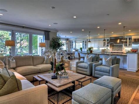 Furniture layout in Open Concept Living