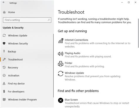 Further Troubleshooting for Windows 10