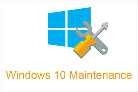 Further Windows 10 Maintenance Steps