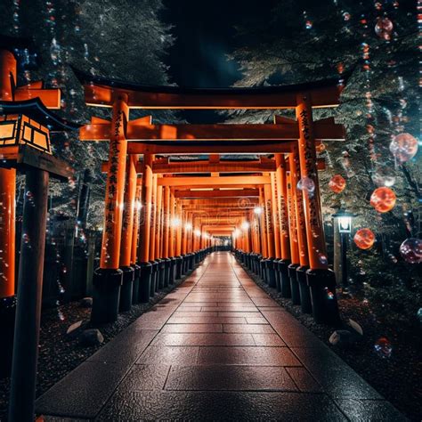 Fushimi Inari night lanterns