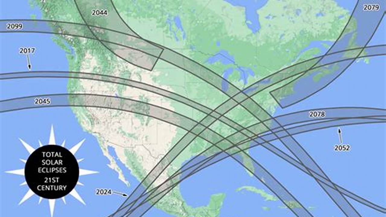 Future Solar Eclipse Map