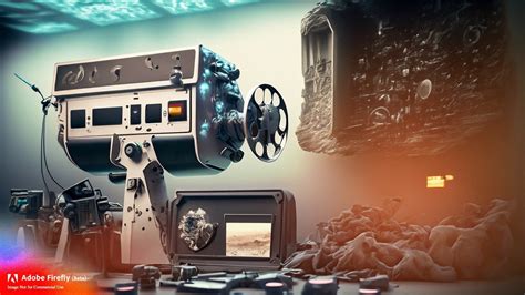 Futuristic home cinema setup with streaming