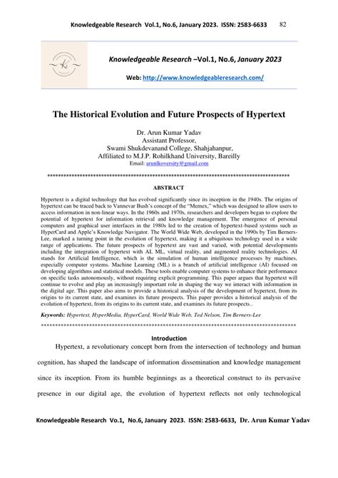 Future Prospects Aresanob's Evolution