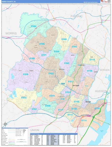Future of MAP and its potential impact on project management Essex County New Jersey Map