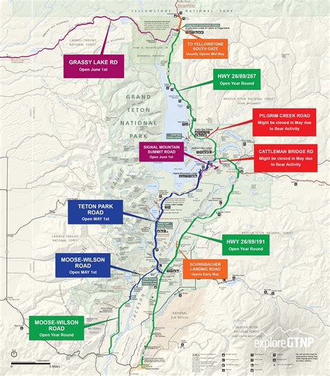 Future of MAP and its potential impact on project management Grand Teton National Park Map