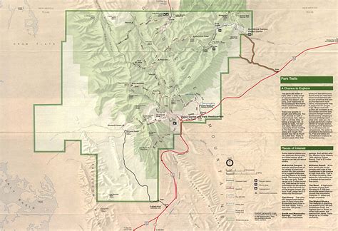 Future of MAP and its potential impact on project management Guadalupe Mountains National Park Map