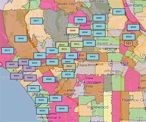 Future of MAP and its potential impact on project management Los Angeles Zip Codes Map