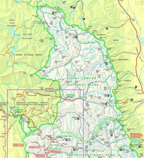 Future of MAP and its potential impact on project management Map Kings Canyon National Park