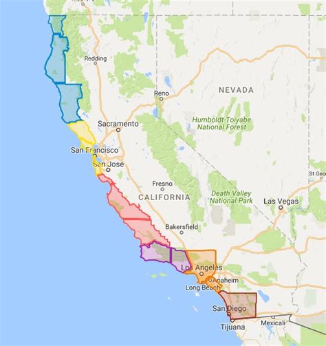 Future of MAP and its Potential Impact on Project Management Map of California Coastal Cities