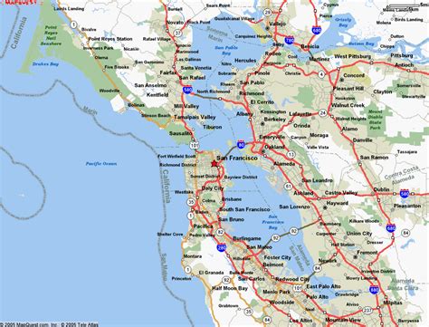 Future of MAP and its Potential Impact on Project Management Map of California San Francisco