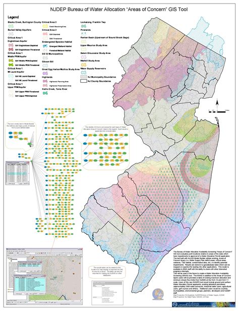 A map of flood zones in NJ