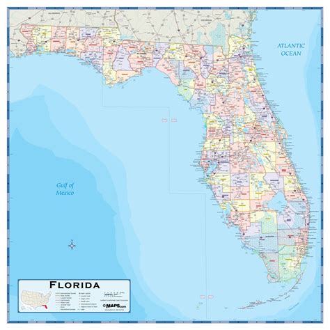 Future of MAP and its potential impact on project management Map Of Florida County And Cities