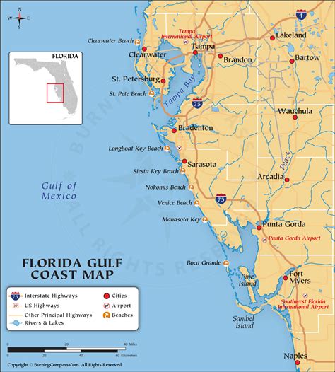 Future of MAP and its potential impact on project management Map of Florida Gulf Coast