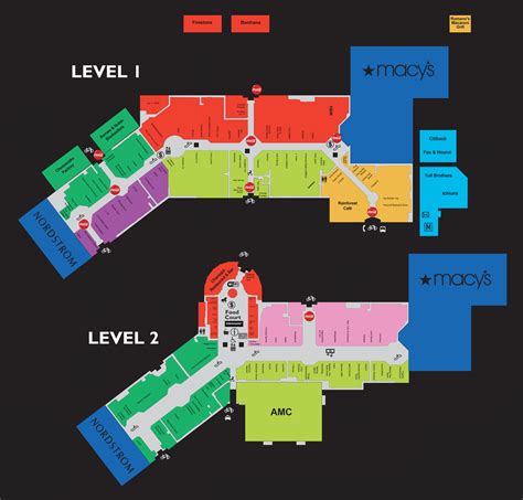 The Map Of Menlo Park Mall