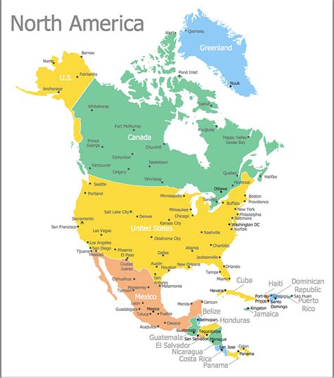 Future of MAP and its potential impact on project management Map Of North America Printable